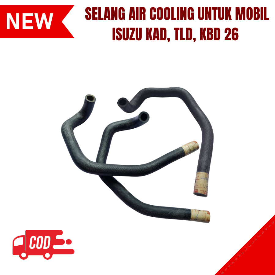 Selang Air Cooling Isuzu KAD, TLD, KBD 26 Air Radiator Mobil Pendingin Mesin Selang Karet Selang Rad