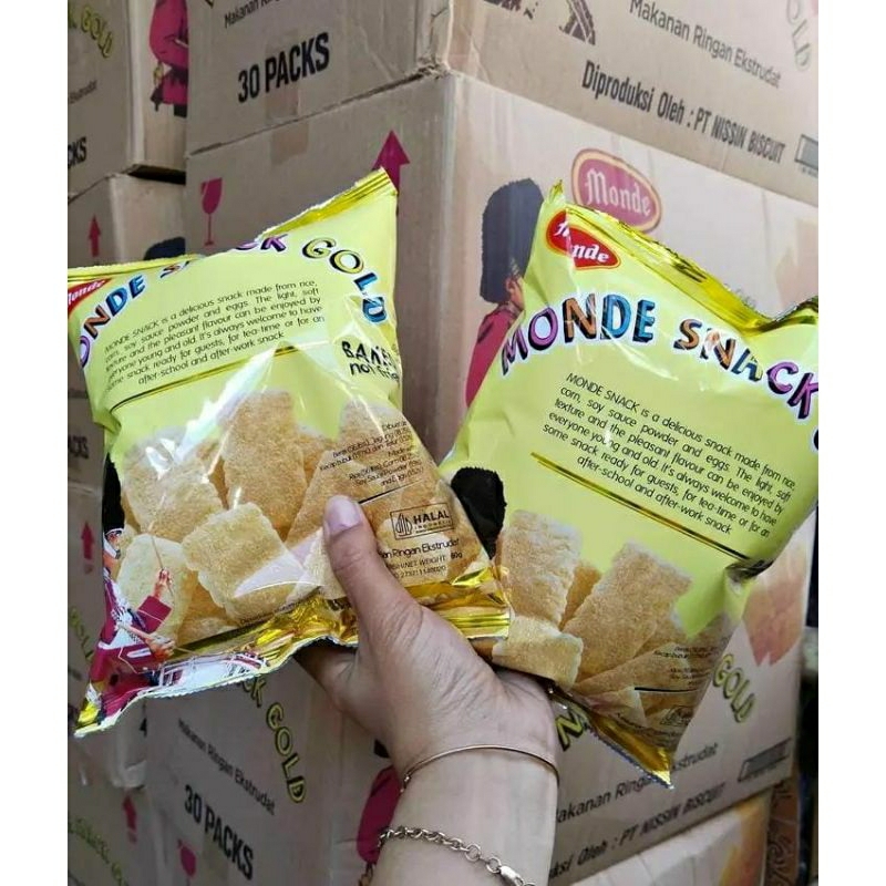 

MONDE SNACK GLOD 30GR / Monde Biscuit Serena Snack GLOD 30G 10rb/ 3pcs