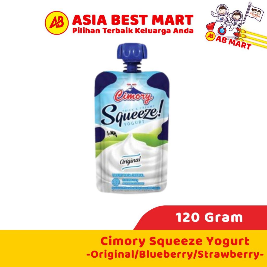 

Cimory Squeeze Yogurt Original Blueberry Strawberry 120 Gram Susu Fermentasi (Gosend/Grab)