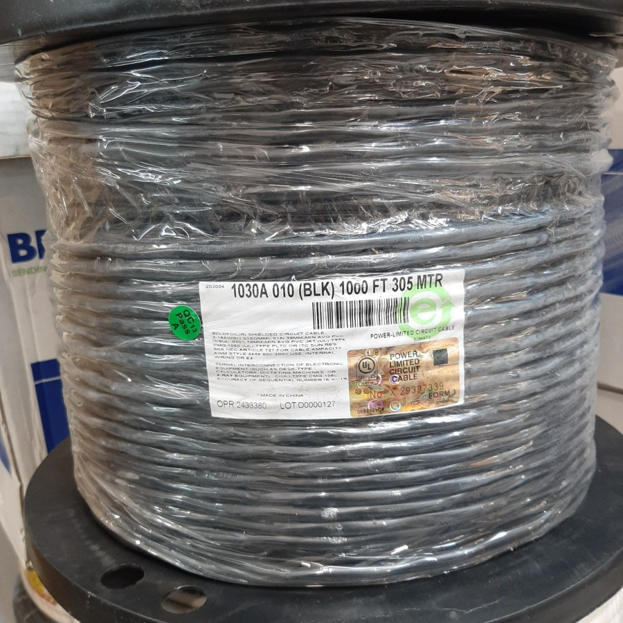 KABEL CONTROL BELDEN 1030A AWG 16 1PAIR ISI 2