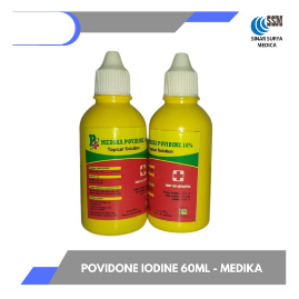 povidone iodine 60 ml medika / obat luka Medika povidone 10%