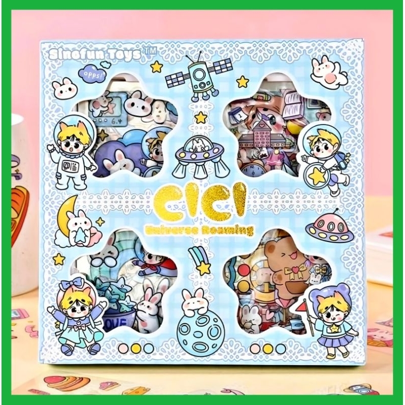 

STIKER CICI WATERPROOF ISI 100 PCS WATERPROOF STICKER KOREA VIRAL TERMURAH