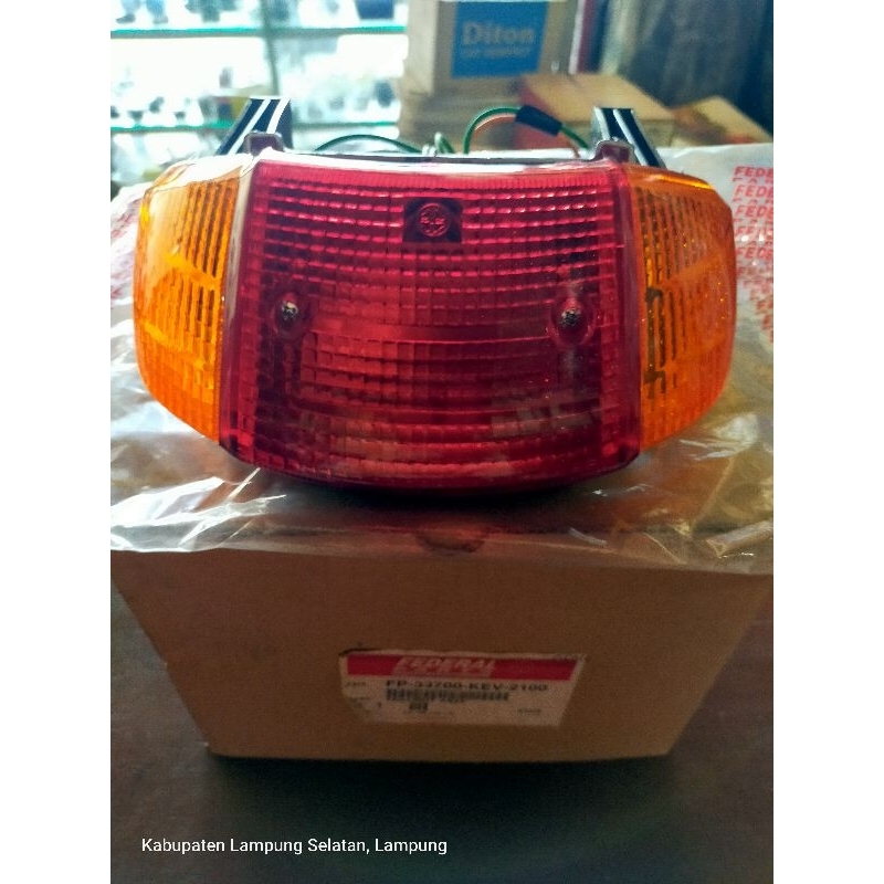 FP-33700-KEV-2100 Federal Honda Supra Lama Old Supra X Lama Old Lampu Stop Belakang Lampu Belakang S