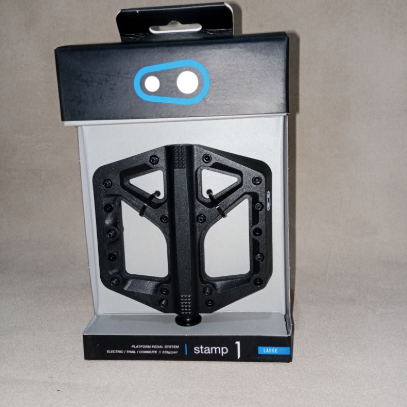 Crankbrothers Stamp 1 Black Pedal Sepeda MTB Large