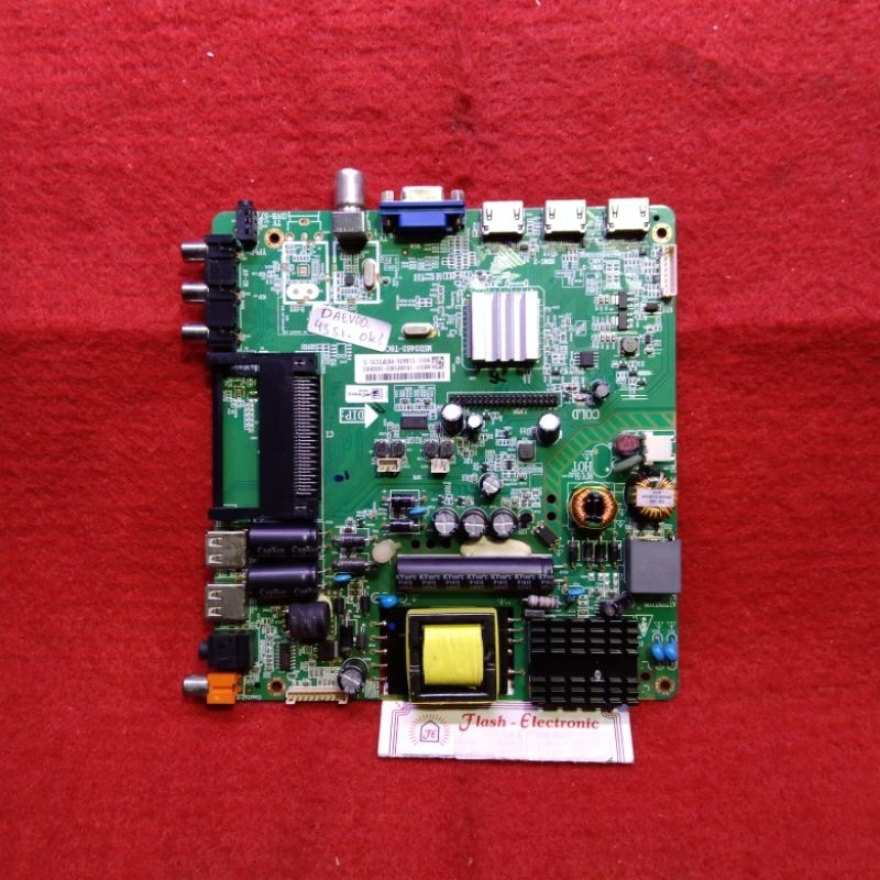 MAINBOARD DAEWOO DTV43S1 - MESIN TV - MOTHERBOARD - MB TV LED DAEWOO DVT43S1