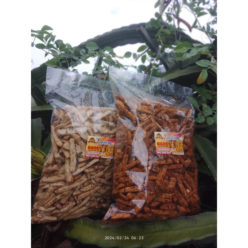 

Basreng happy 1kg pedas dan original - terlaris