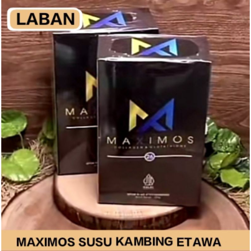 

2 BOX susu kambing etawa MAXIMOS 100% original+collagen solusi nyeri sendi