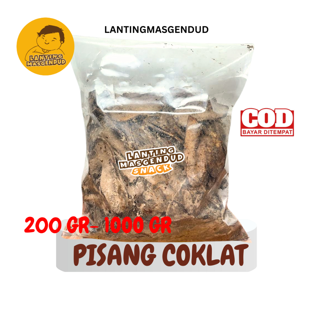 

Keripik Pisang Coklat dengan Lapisan Coklat Bubuk Tebal Camilan Manis Alami Alami Alami Kripik Snack Food