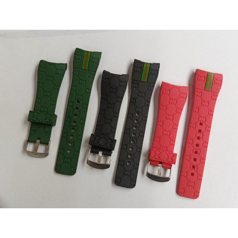 Rubber Strap Jam Tangan Gucci Model Pen