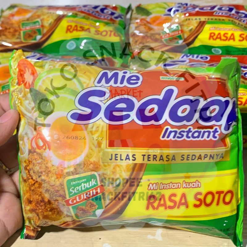 

MIE SEDAAP INSTANT RASA SOTO 5 PCS