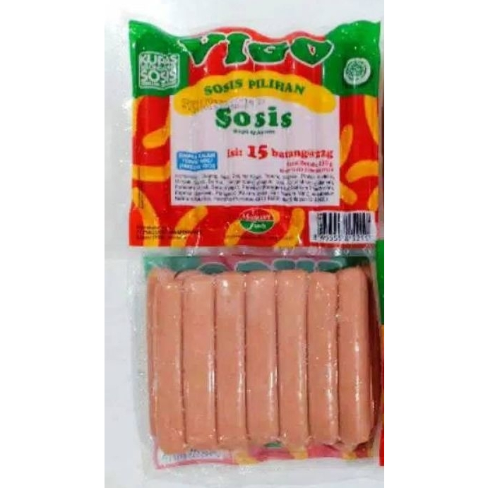 

Vigo Sosis Ayam/Sapi isi 15 pcs KIRIM INSTANT