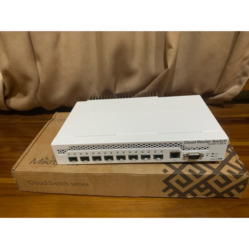 Mikrotik CRS309-1G-8S+IN mikrotik bekas mikrotik seken mikrotik second mikrotik routerboard bekas mi