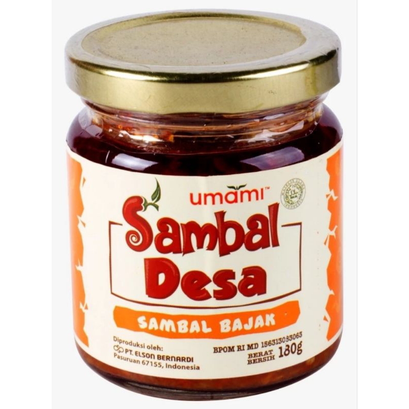 

UMAMI Sambal Desa Sambal Bajak 180g