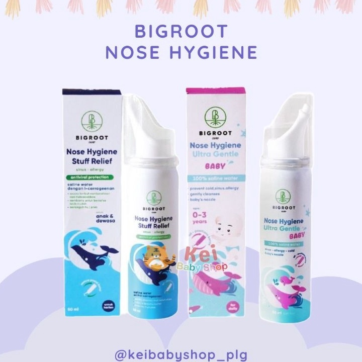 KF7 Bigroot Nose Hygiene Ultra Gentle  Stuff Relief  Nose Hygiene Baby Kids Adult