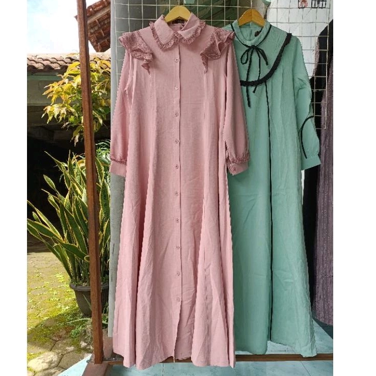 BerMus - Gamis Butik Elegan by Nabe Hijab original / NH 1150