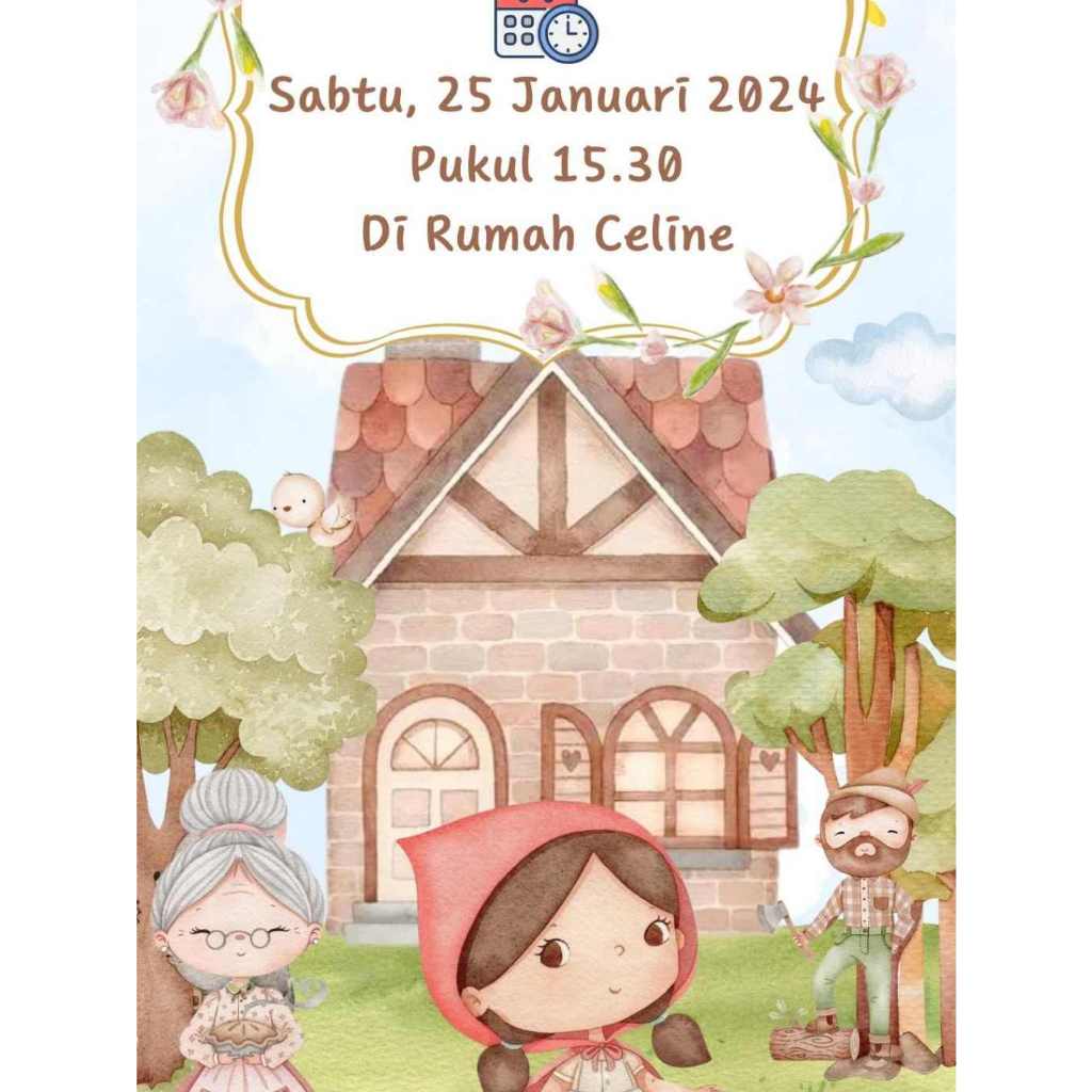 Undangan Ulang Tahun Murah | Undangan Ulang Tahun Custom