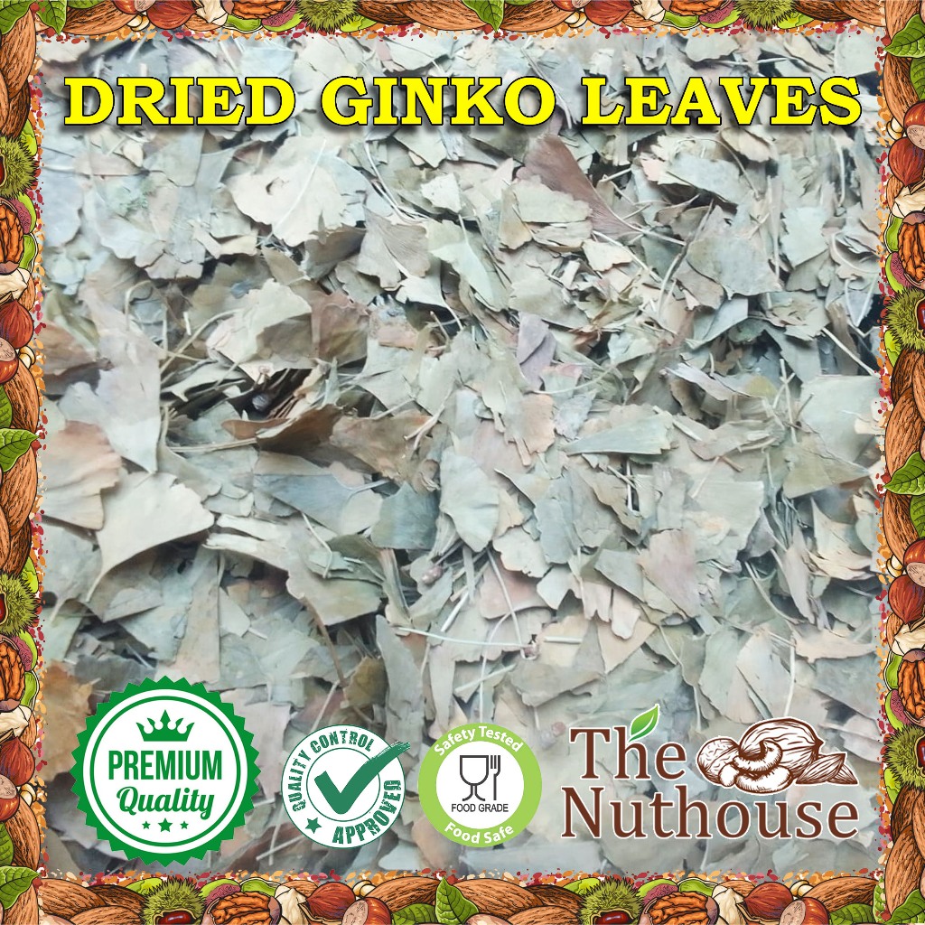 

250gr Dried Gingko Biloba Leaves / Daun Ginko Biloba Kering / Ginkgo Leaf [Premium Quality]