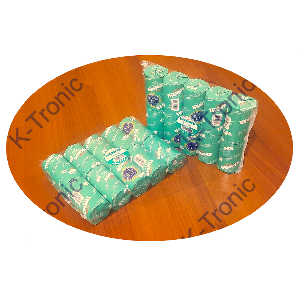 

Kertas Kasir / Thermal Paper Roll 57x30 ECO Coreless Merk e-Print