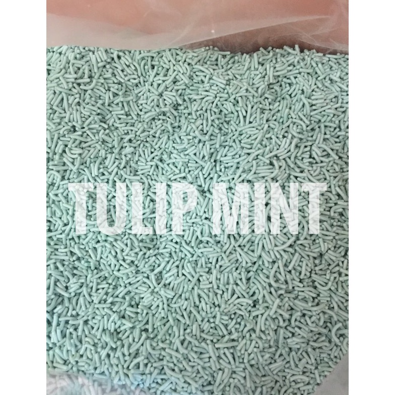 

Produk Terkini Meses Tulip chocorice Mint coklat butir repack 25 gr YJJ