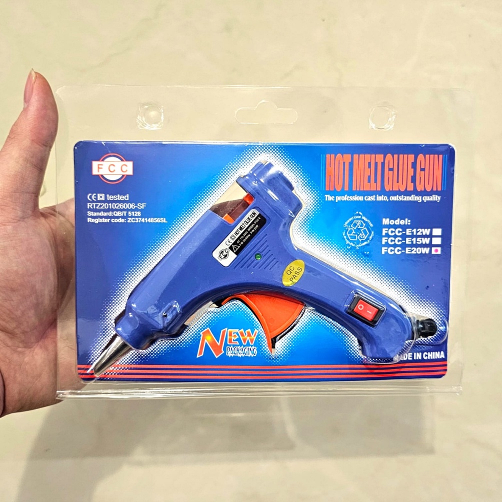 

Kemasan Baru Lem TembakGlue Gun Kecil FCC 2 Watt OnOff VJA