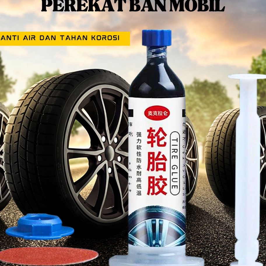 KI3 Lem Tambal Ban Tire Glue Litao  Lem Ban Luar Anti Bocor Ban Mobil