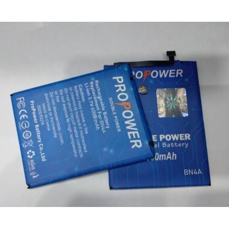 Baterai Batre Pro Power BN4A Xiaomi Redmi Note 7 / 7 pro / Batre Double Power Pro Power BN4A Hight L