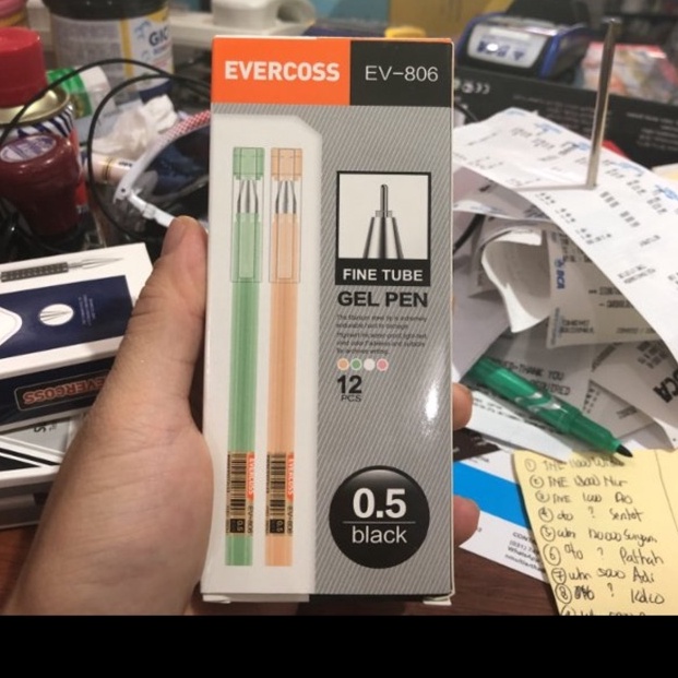 

Harga murah Bolpen gel evercross 86 lusinan 46