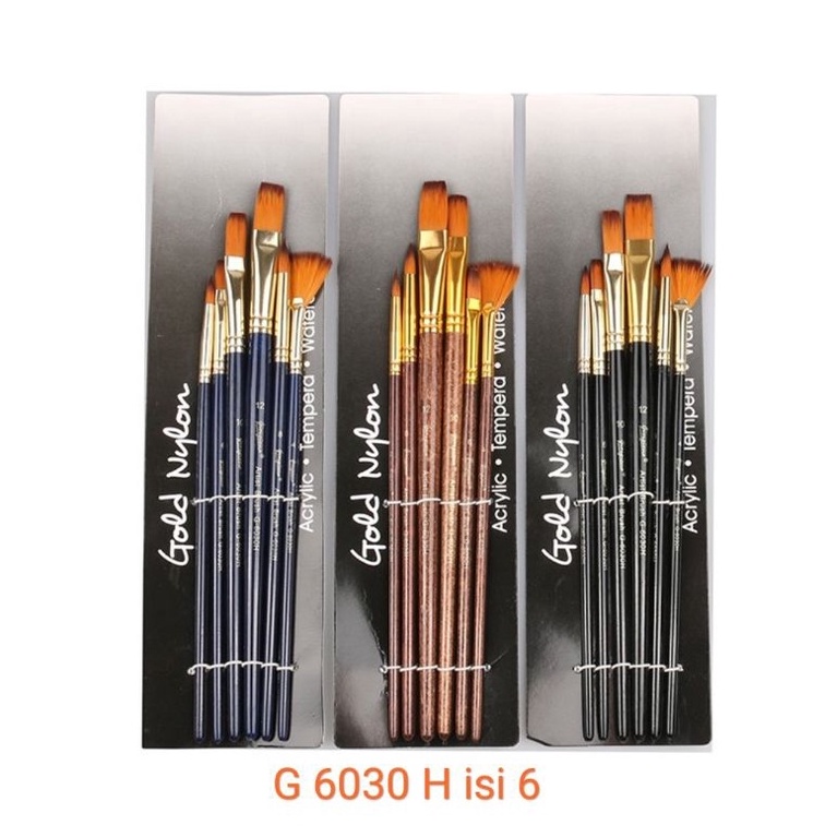 

Kekinian kuas giorgione set 63 H isi 6 RTQ