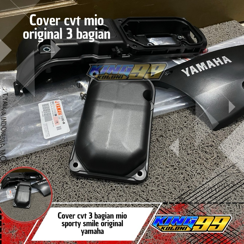 Cover cvt mio sporty mio smile original yamaha lis silver