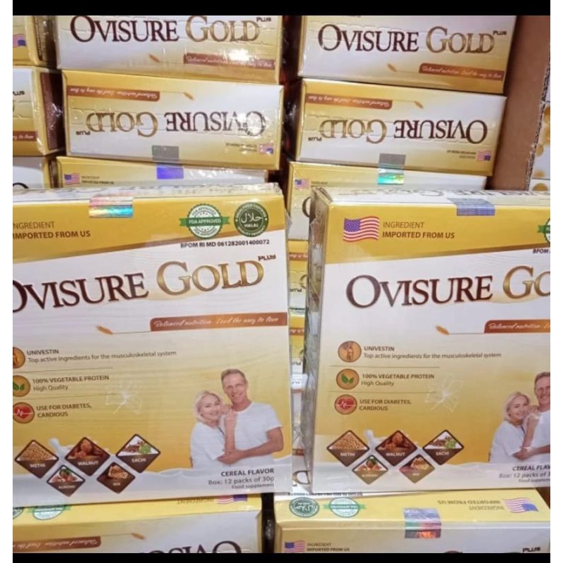 Ovisure Gold Original Susu Kesehatan Vitamin Tulang Dan Sendi Untuk Orang tua Dewasa Dan Lansia