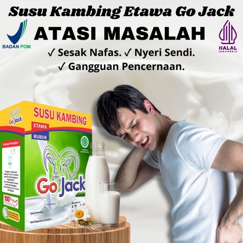 

Susu Kambing Etawa Go Jack 200g (No Sugar) untuk tulang dan sendi