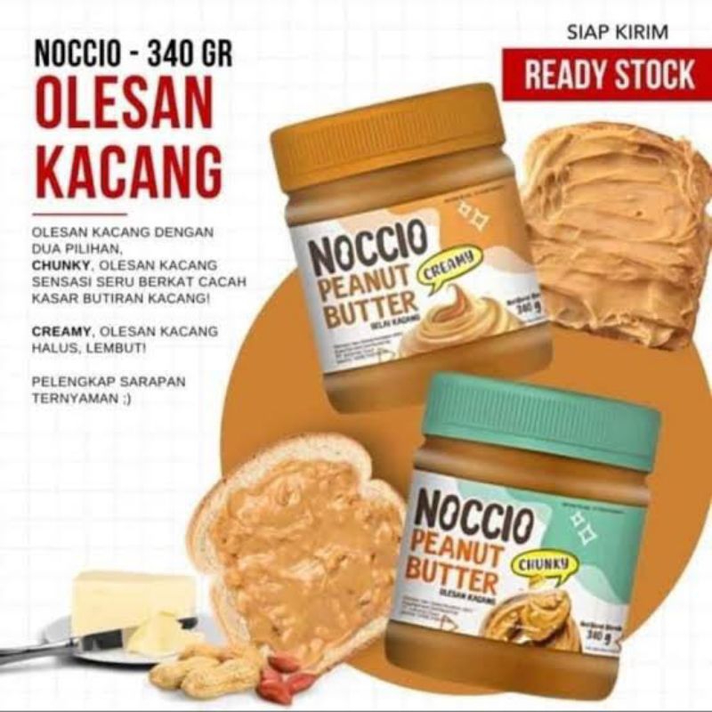 

noccio peanut butter/selai kacang 340gr