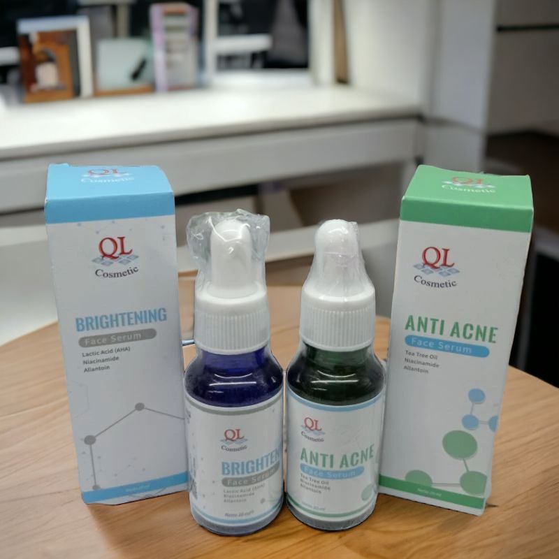 QL COSMETICS | Ql Face Serum Brightening | Ql Face Serum Anti Acne | Serum Wajah ✓BPOM