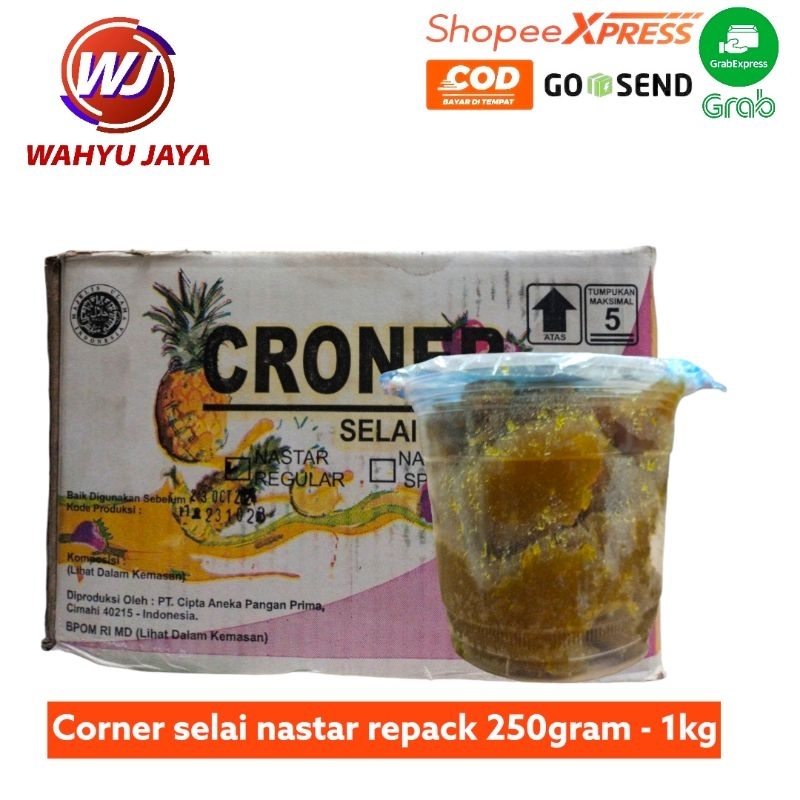 

Corner selai nastar repack 250gram - 1kg