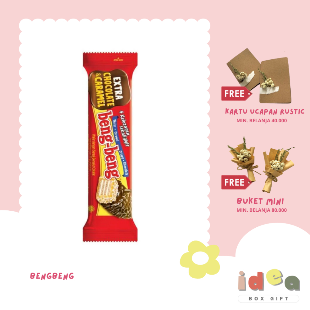 

[IDEA BOX GIFT] BENG-BENG 25 GR (UNTUK TAMBAHAN DALAM BUKET)