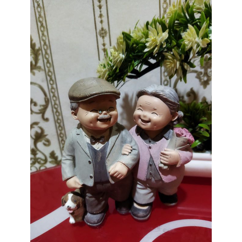 Souvenir kakek nenek, souvenir pernikahan, souvenir fiber kakek nenek, saouvenir wedding