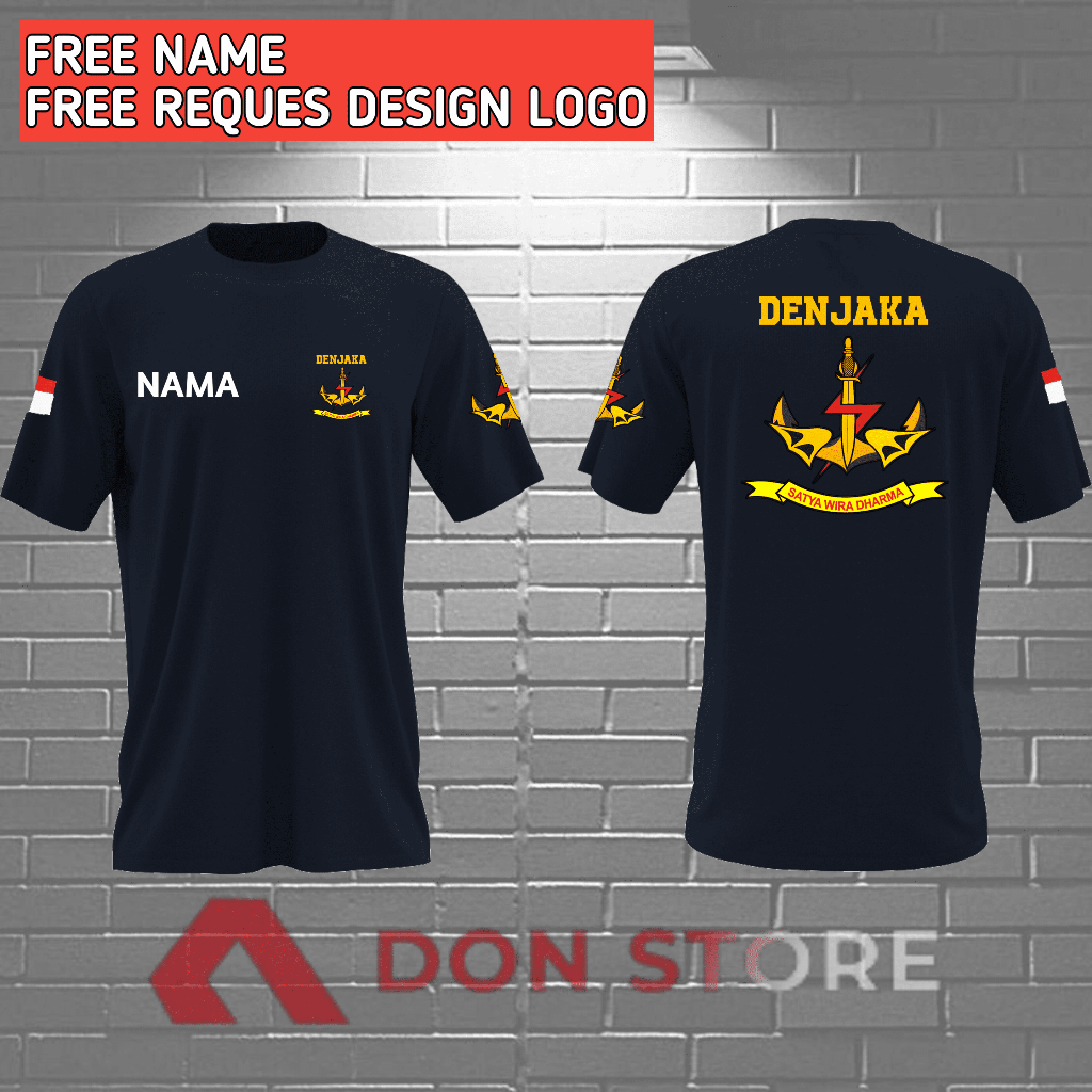 Kaos Lengan Pendek DENJAKA/Kaos Denjaka/T-Shirt DENJAKA