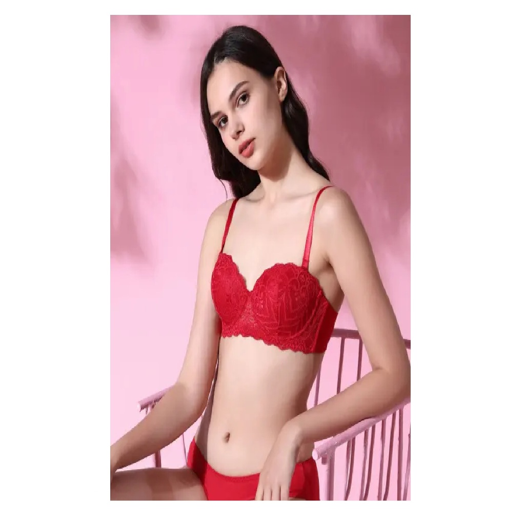 PAKAIAN DALAM WANITA La Mode Juliet, Half Cup Bra Set PIERRE CARDIN 707-73654B