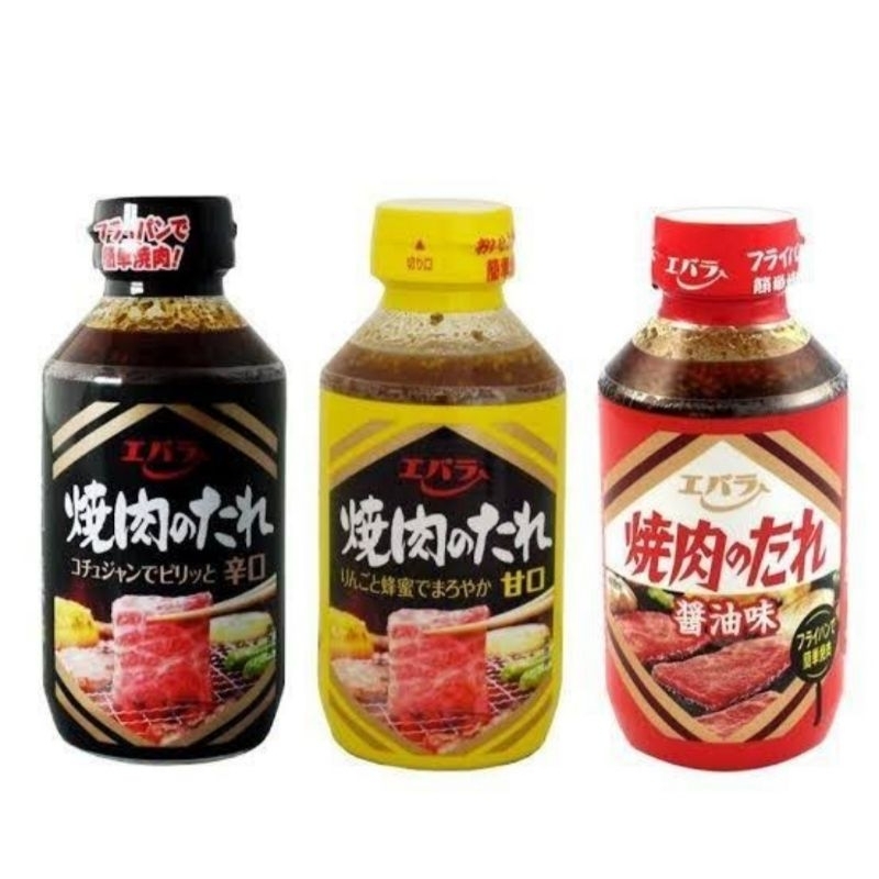 

EBARA YAKINIKU NO TARE MILD, HOT, SHOYU 300ML