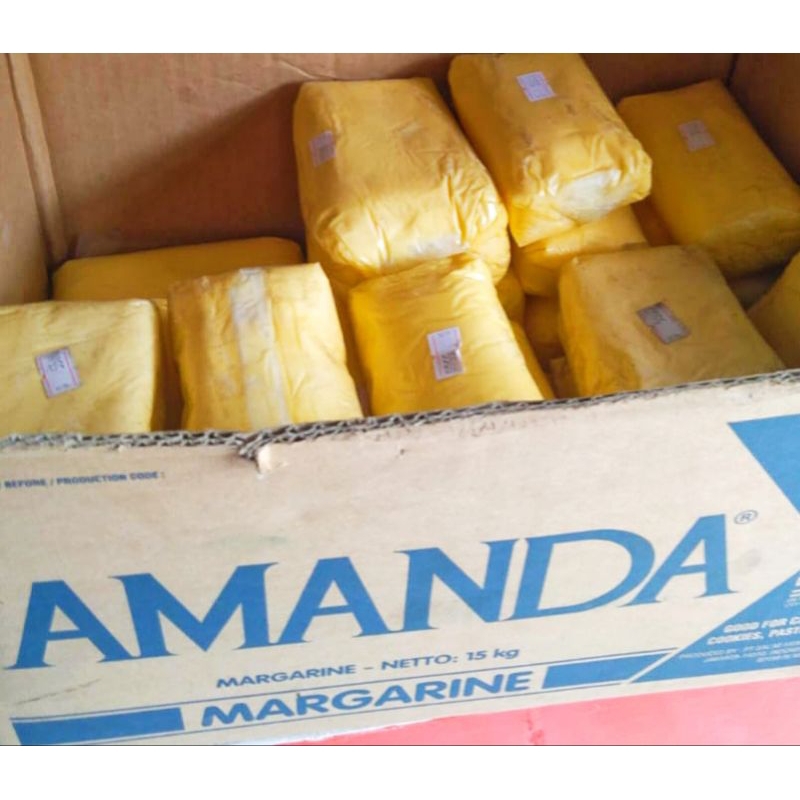 

Amanda margarin 500gr repack (kiloan)