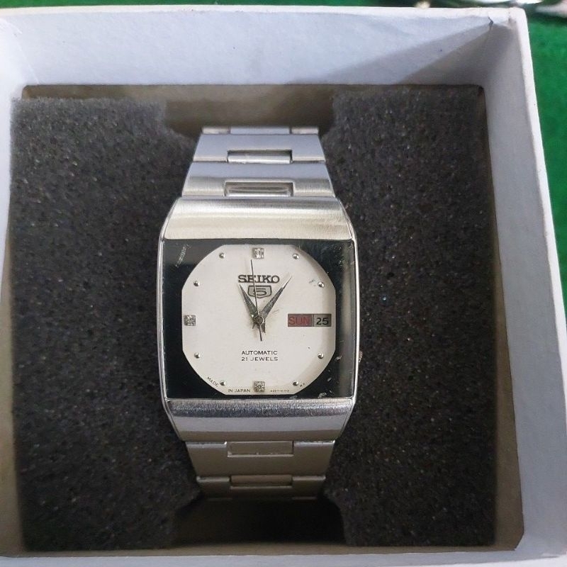 jam tangan original Automatic Seiko5  preloved second bekas
