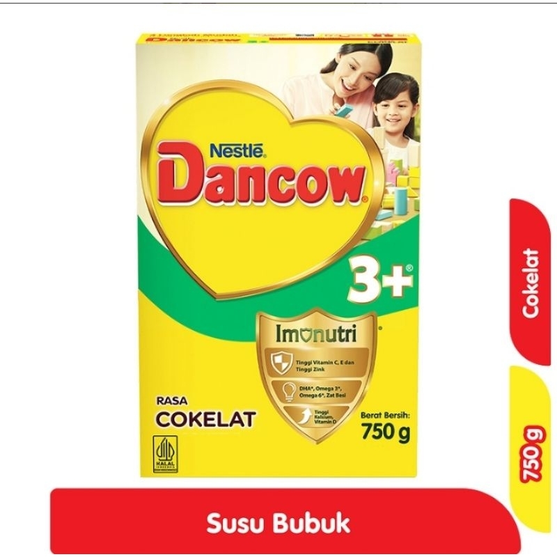 

Dancow 3+ cokelat 750 gr expired 2025 akhir