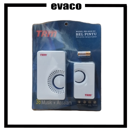 trm bel pintu baterai tanpa kabel wireless