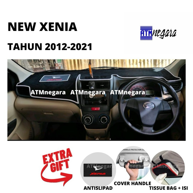 Cover Dashboard Premium Xenia Tahun 2012-2021 Aksesoris Alas Pelindung Dasbor Mobil