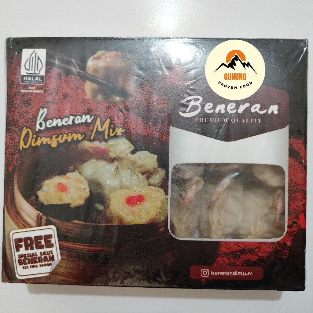 

Beneran Dimsum Mix + Saus, 500gr isi 24