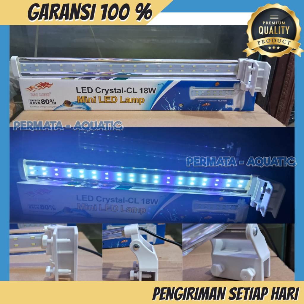 Lampu Jepit Aquarium Aquascape
