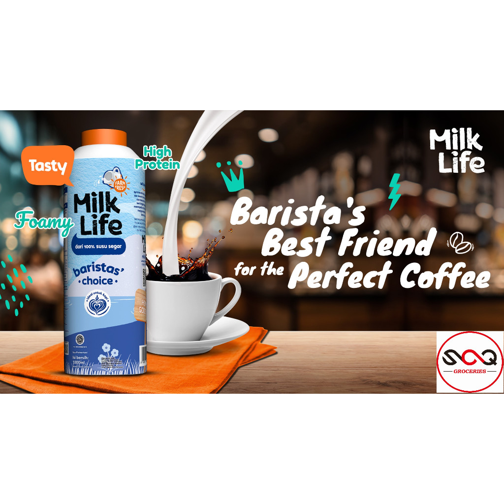 

Milk life Fresh Milk Baristas Choice 1 ltr