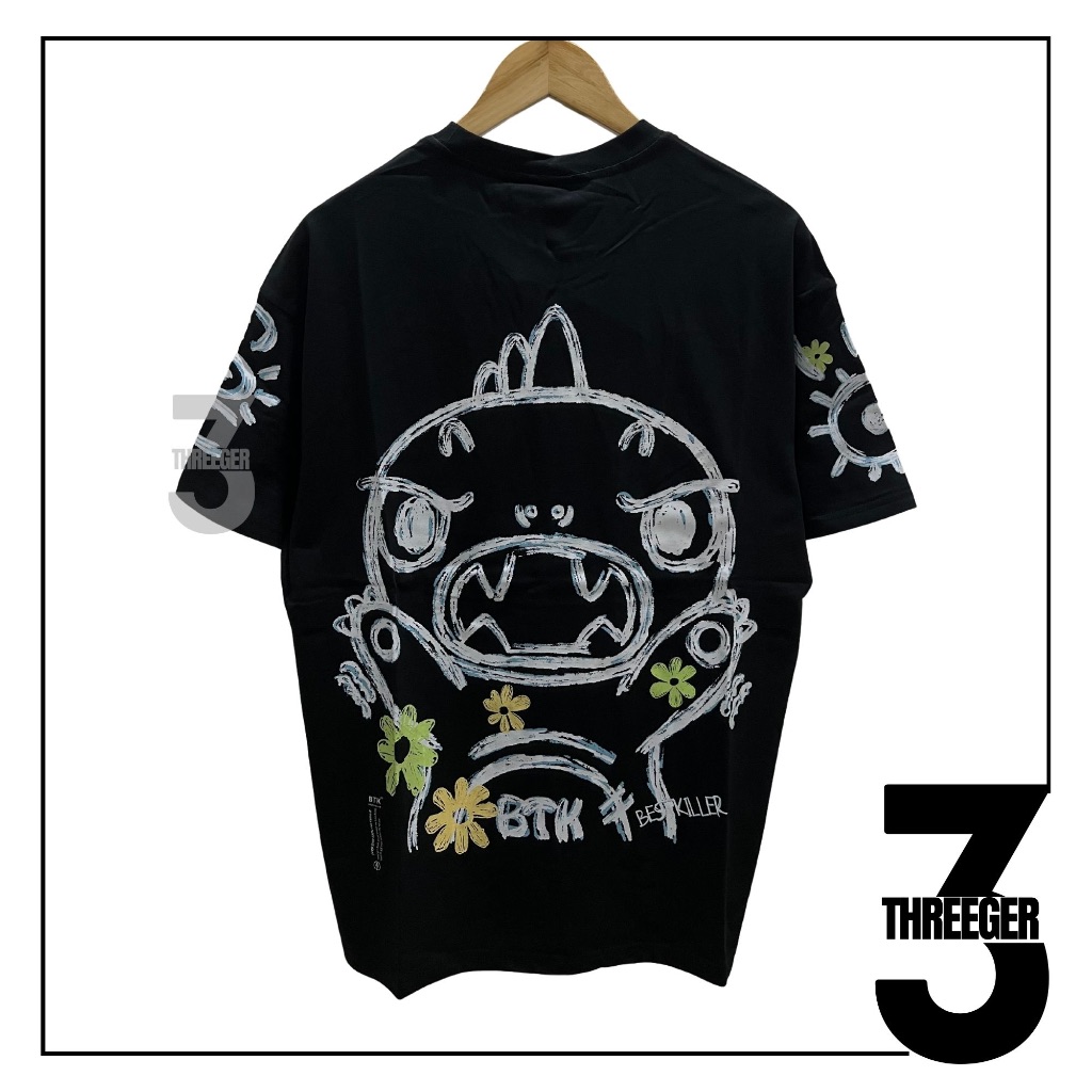 BTK Bestkiller Flower Tee Black / Best Killer