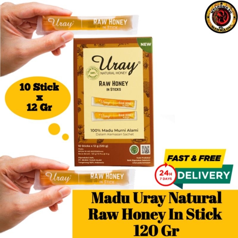 

Madu Uray Natural In Stick 10s x 12 gr - Asli Madu Murni Alami