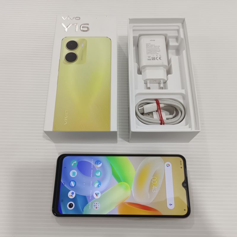Vivo Y16 4/64 Seken siap pakai